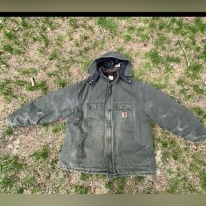 Carhartt Green Hooded Jacket